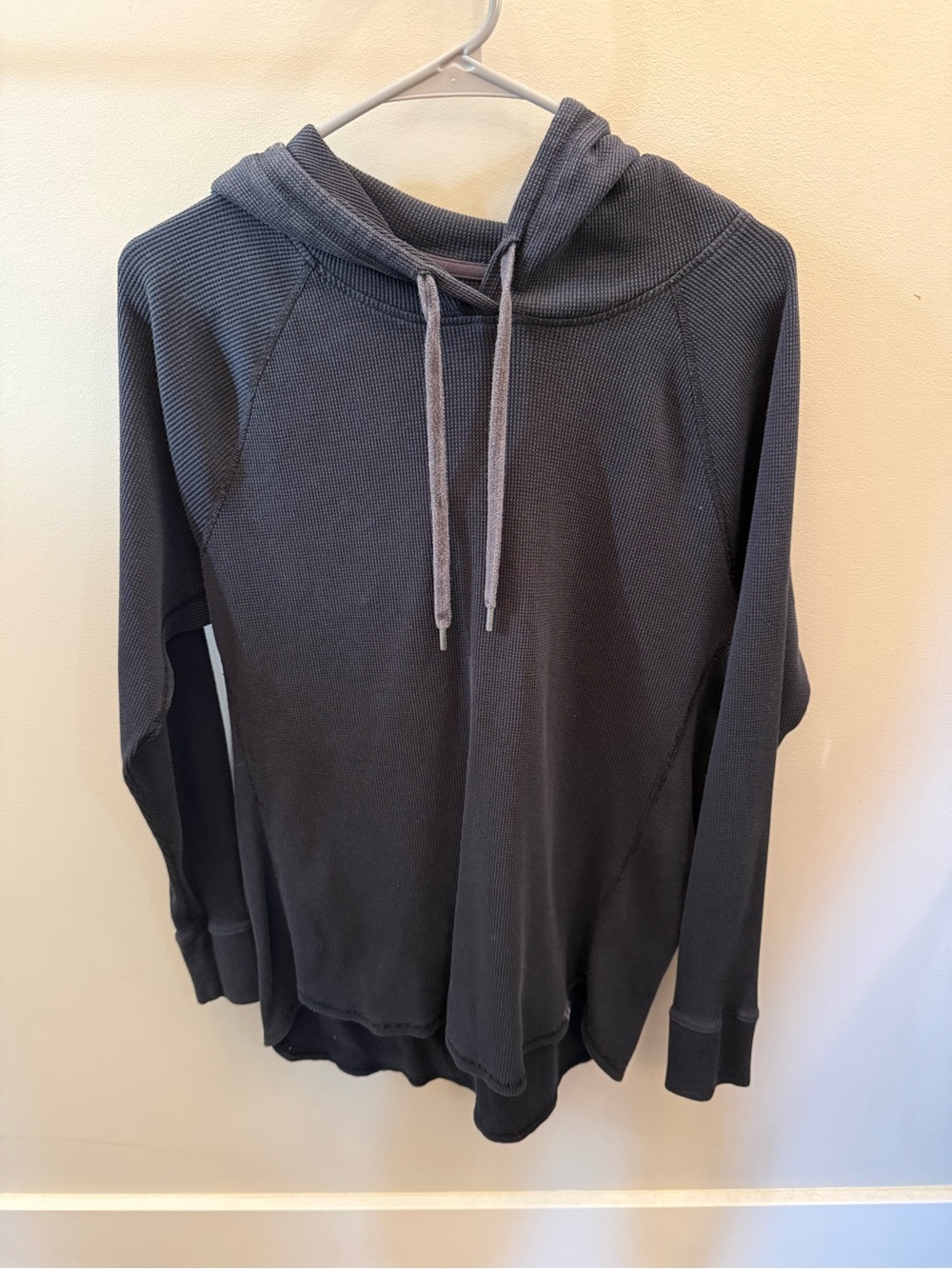 Under Armour Charcoal Grey Waffle Hooded Pullover